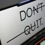 don't give up