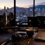 Home recording studio with mixing equipment