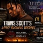 Stevie The Manager from Stangr The Man, promoting Travis Scott's business ventures.