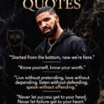 Stevie The Manager aka Stangr The Man in a black hoodie with quotes about success and self-awareness.