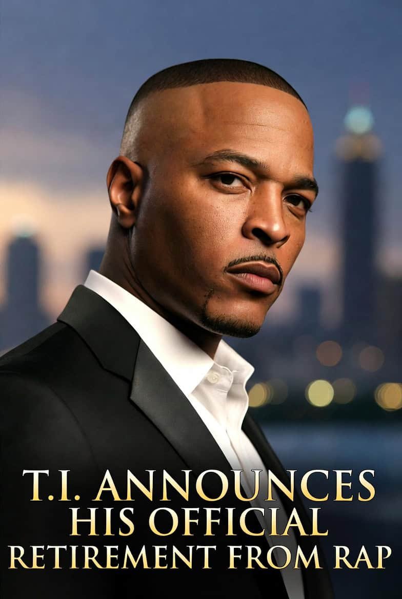 rapper T.I. look onward