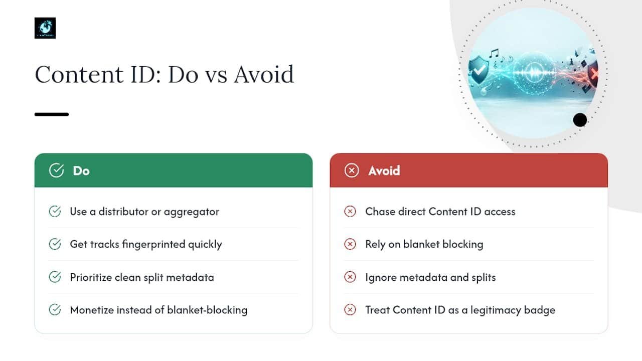 An Editorial Take on Content ID for Independent Artists — overview diagram