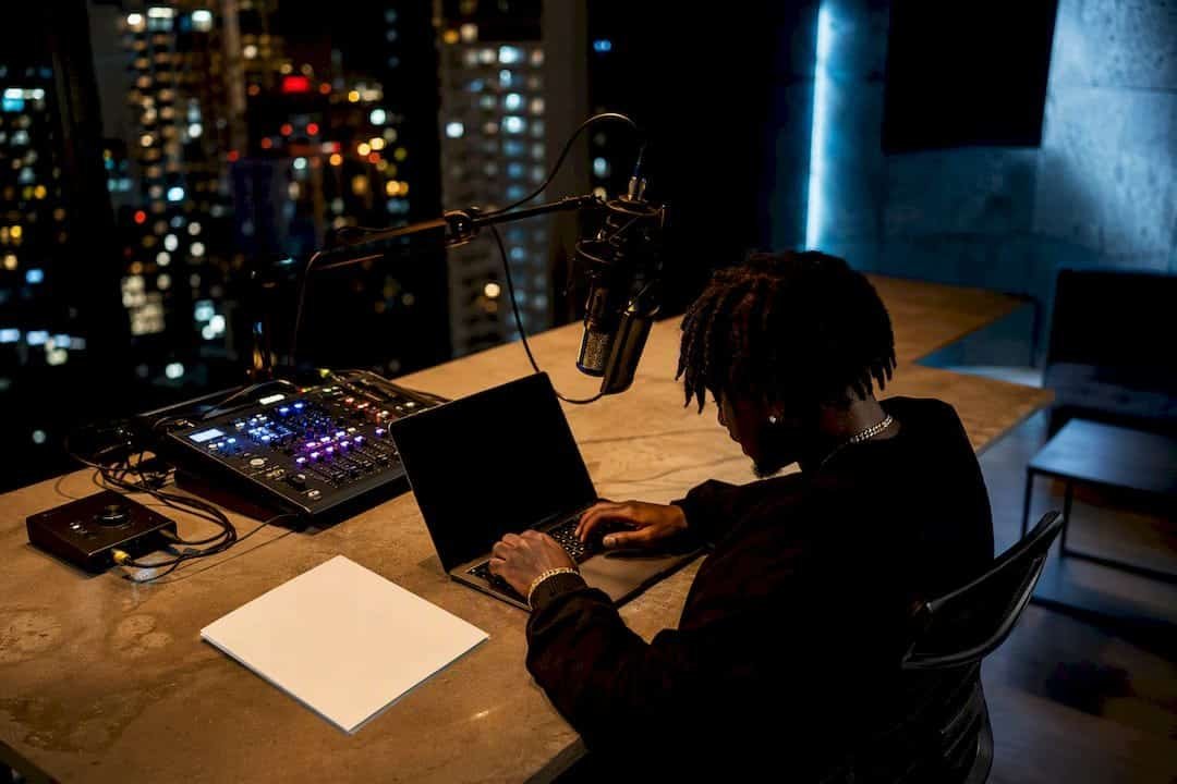 Hip hop artist preparing music press release