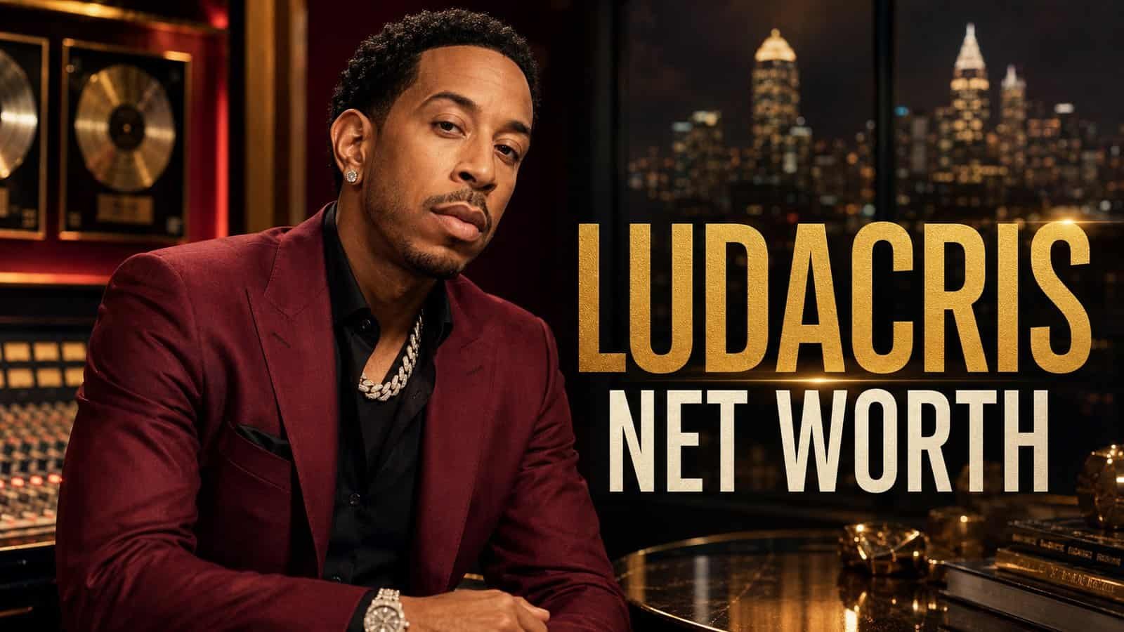 rapper ludacris in front of his riches