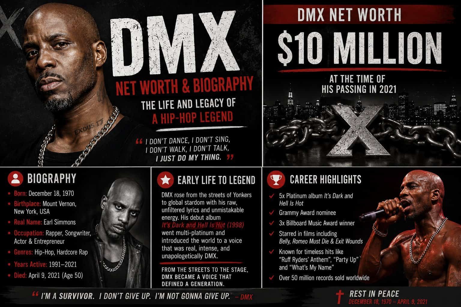 dmx net worth and biography